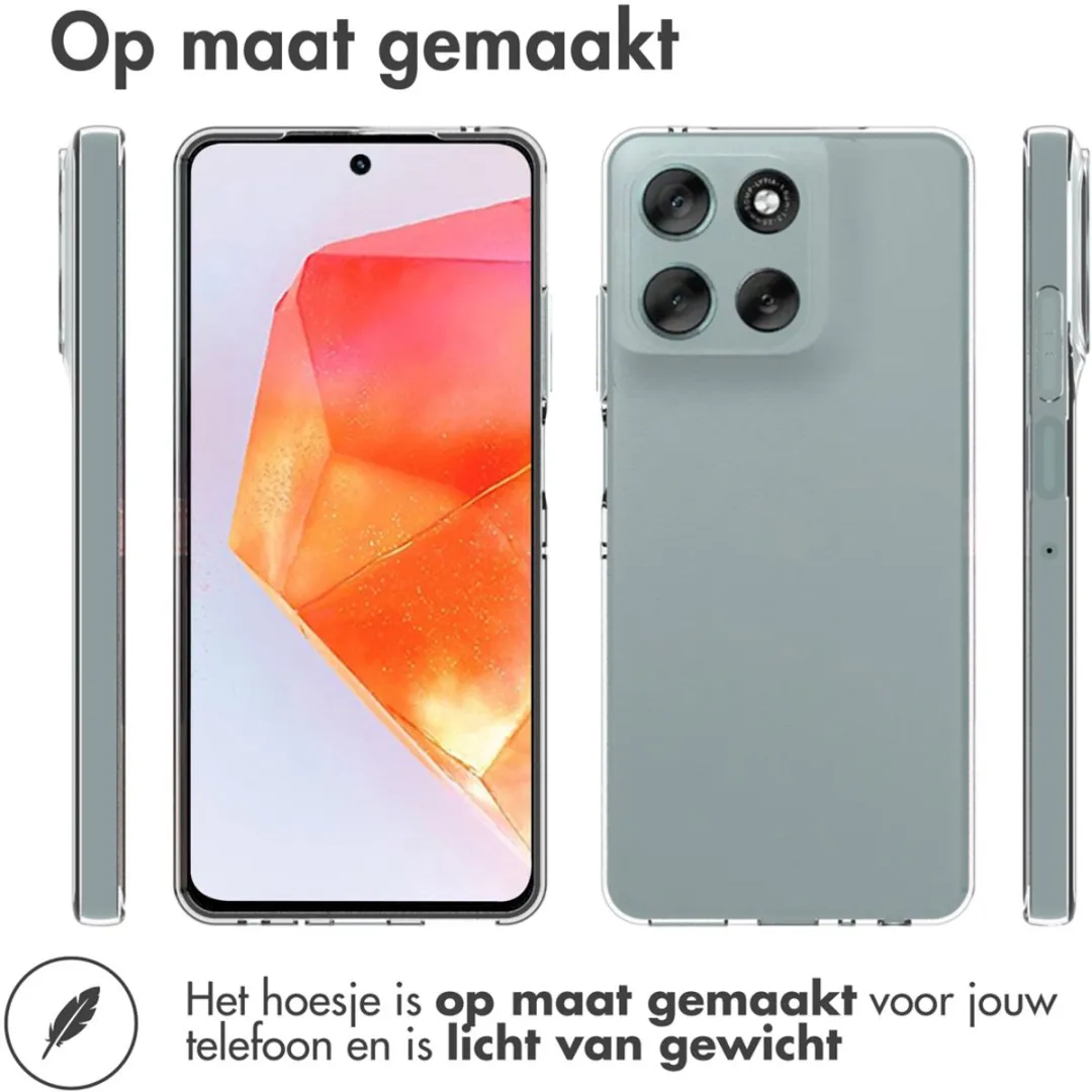 Accezz Hoesje Motorola Moto G56 - Transparant