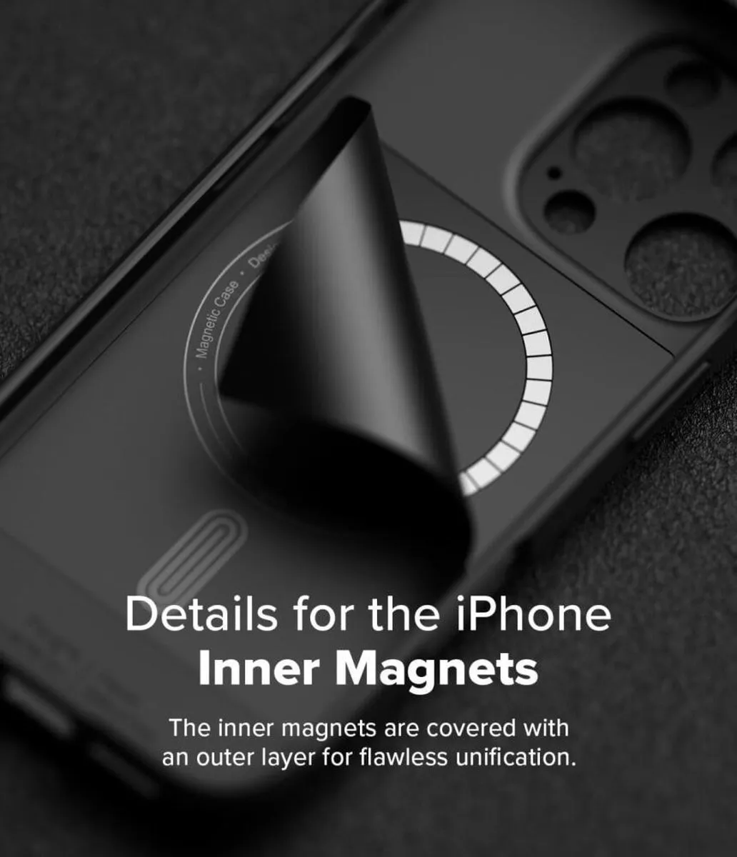 Ringke Onyx Magnetic Hoesje iPhone 16 Pro Max - MagSafe - Zwart