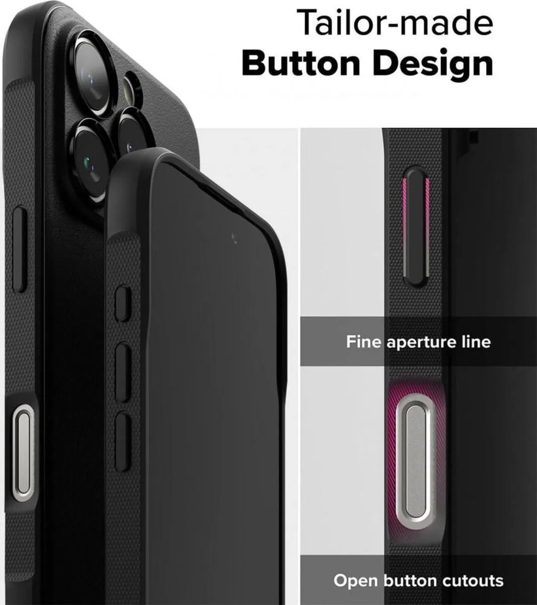 Ringke Onyx Magnetic Hoesje iPhone 16 Pro Max - MagSafe - Zwart