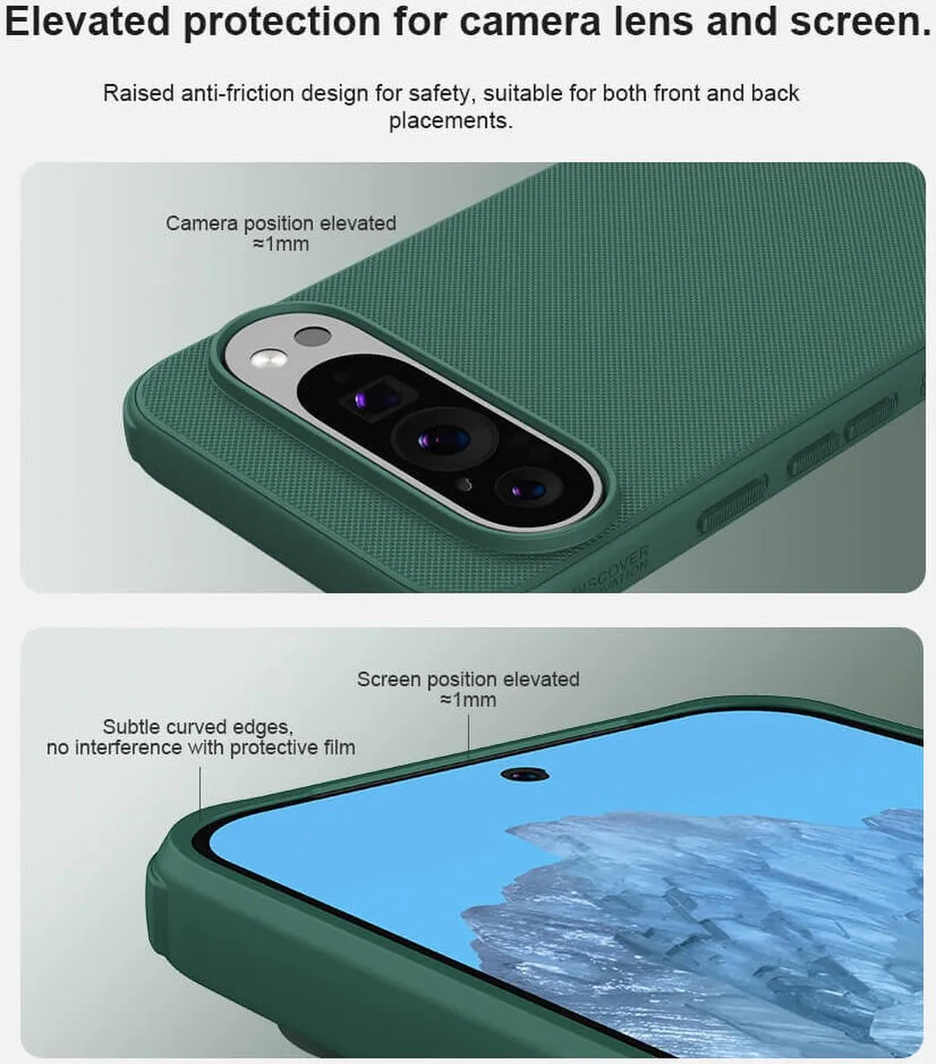 Nillkin Frosted Shield Hoesje Google Pixel 9 Pro XL - MagSafe Groen
