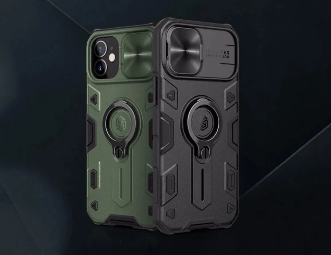 Nillkin CamShield Armor Hoesje iPhone 13 Pro Max - Groen - NILCSPRO34