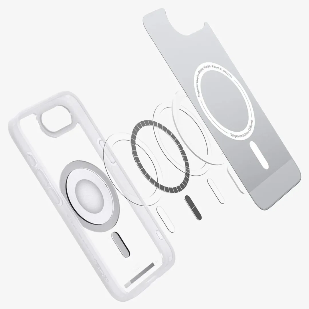 Spigen Ultra Hybrid Backcover ACS09147 - iPhone 16e - Zilver