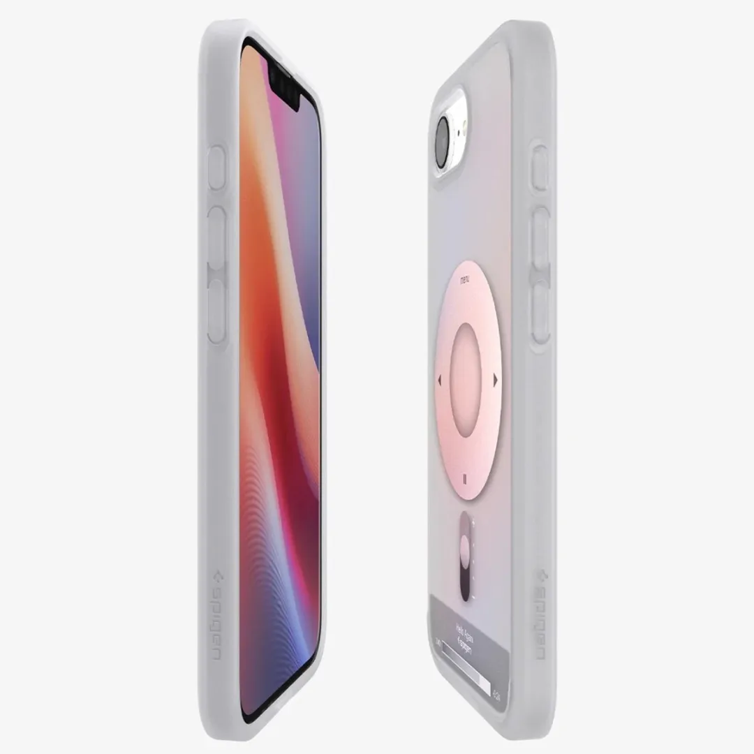 Spigen Ultra Hybrid Backcover ACS09147 - iPhone 16e - Zilver - afbeelding 6 van 6