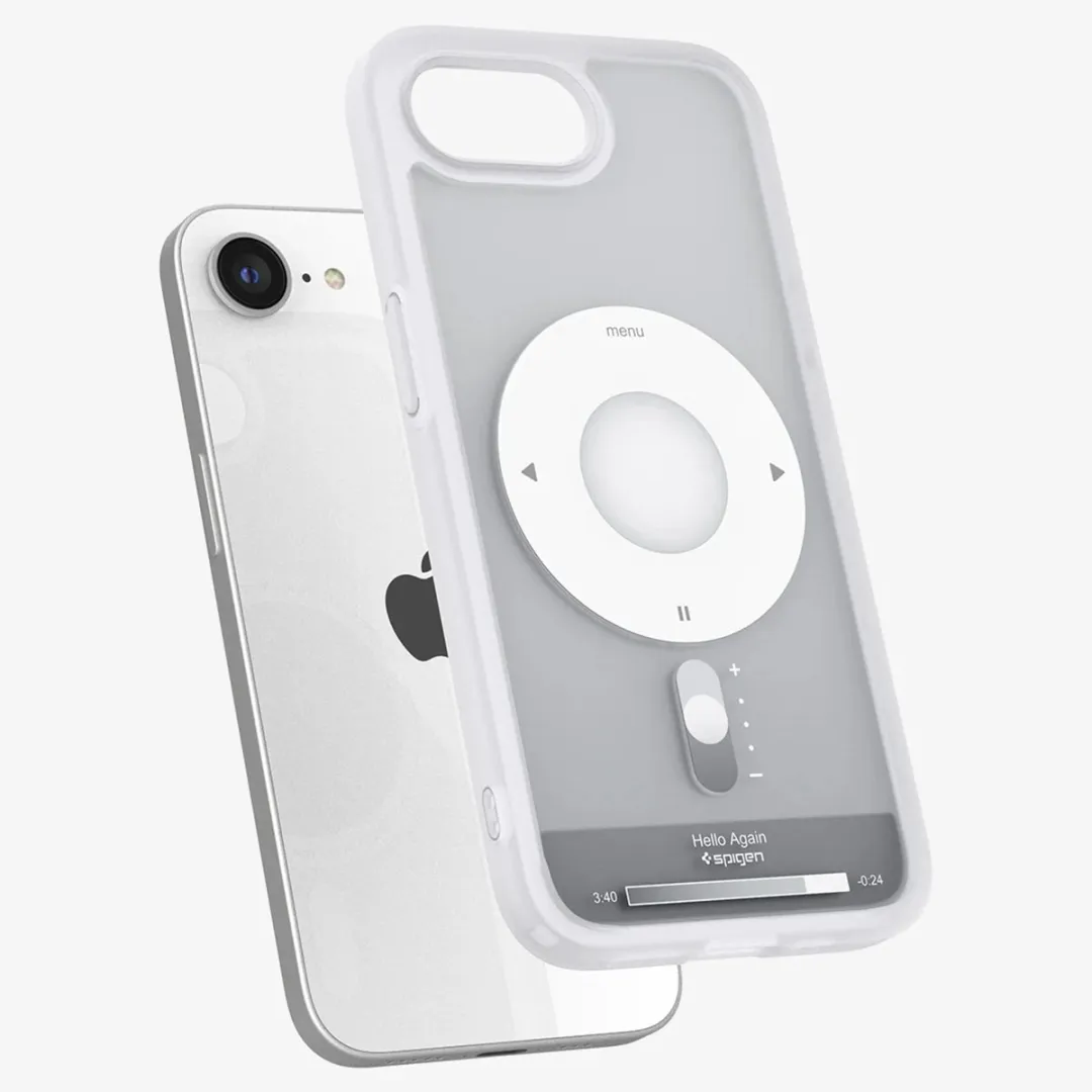 Spigen Ultra Hybrid Backcover ACS09147 - iPhone 16e - Zilver