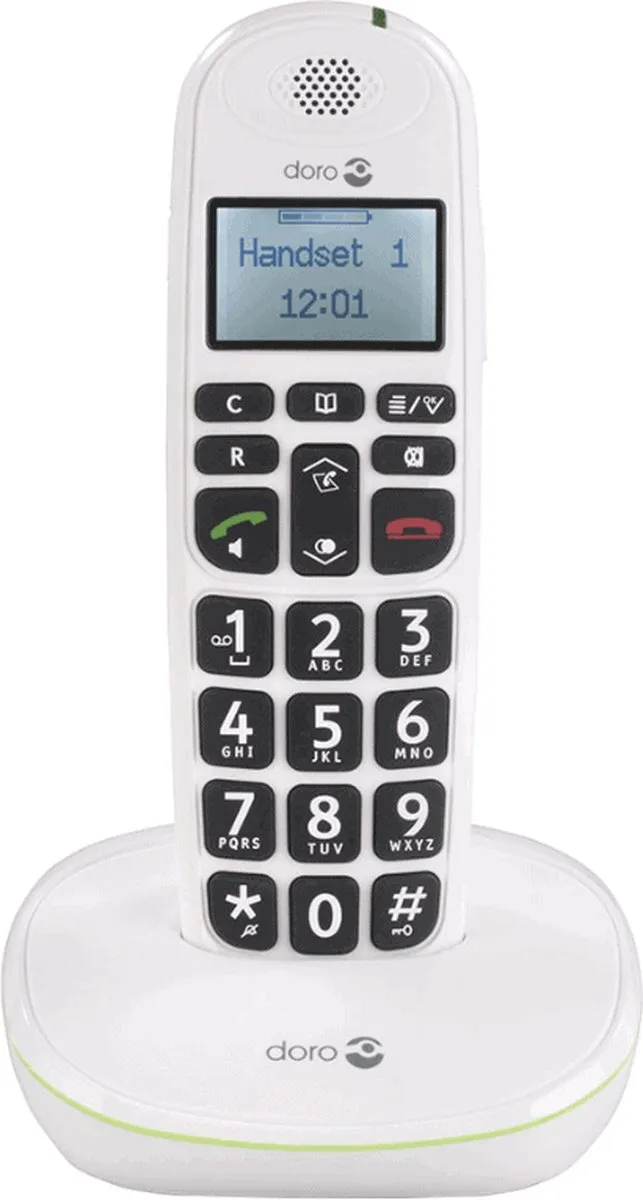 Doro PhoneEasy 110 DECT Telefoon - Wit - afbeelding 6 van 6