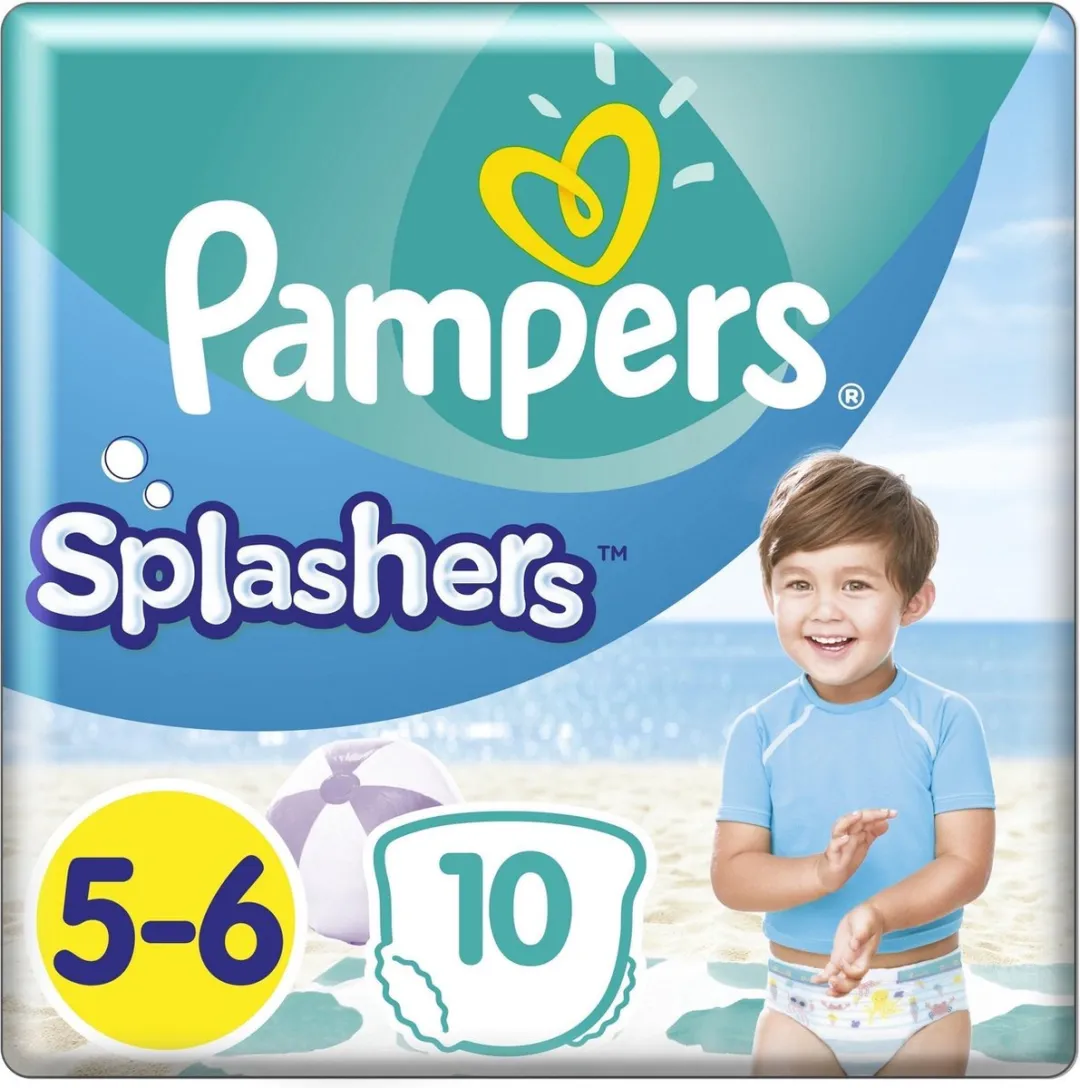 Pampers Splashers Maat 5-6 Zwemluiers - 10 Stuks