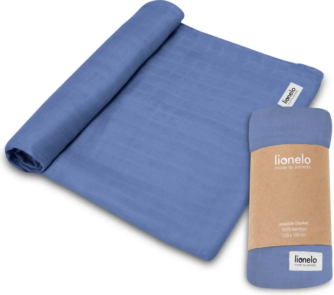 Lionelo Bamboo Swaddle Inbakerdoek 120x120cm - Beige
