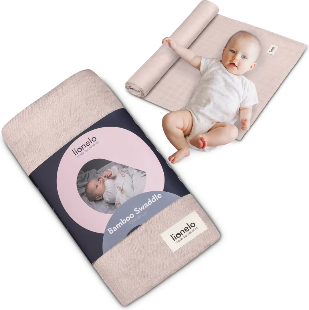 Lionelo Bamboo Swaddle Inbakerdoek 120x120cm