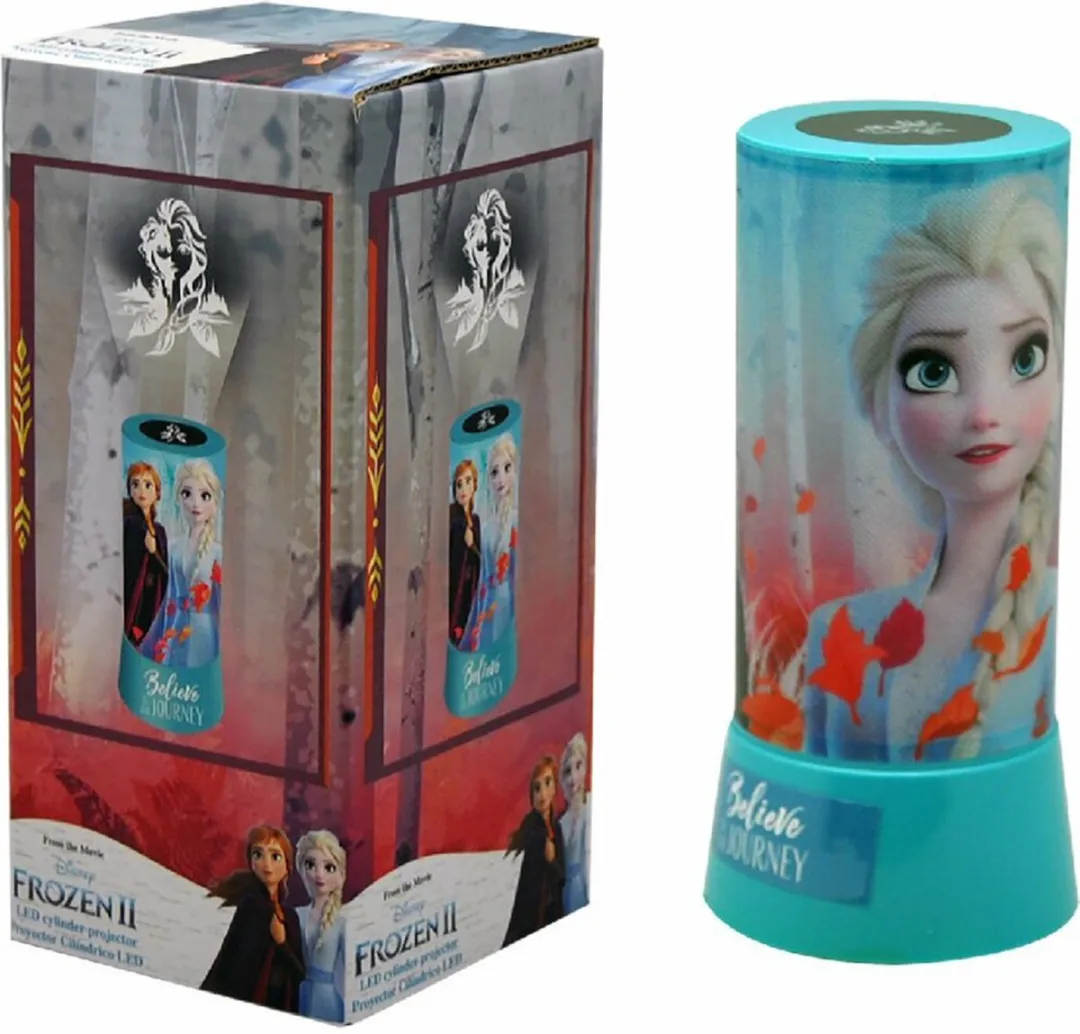 Disney Frozen Nachtlamp Projector Anna en Elsa - Blauw