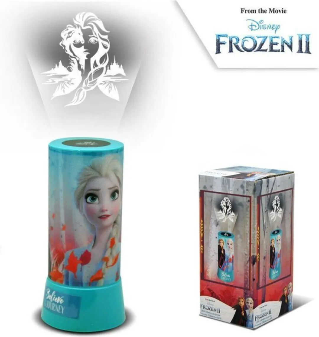 Disney Frozen Nachtlamp Projector Anna en Elsa - Blauw