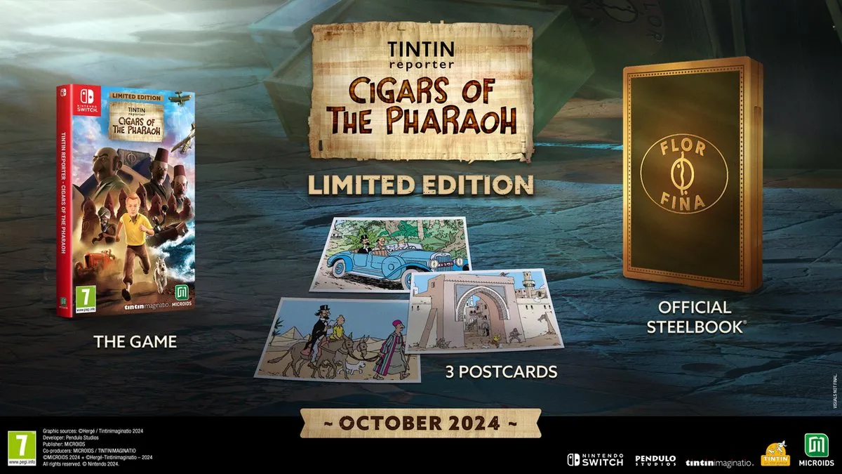 Mindscape Kuifje Reporter: De Sigaren van de Farao Limited Edition - Nintendo Switch