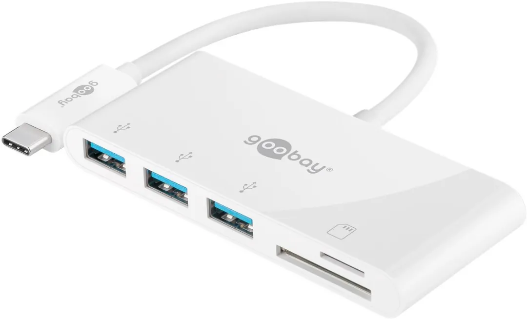 Goobay 40759 USB Type-C Interface Hub - 5 Poorten - Wit
