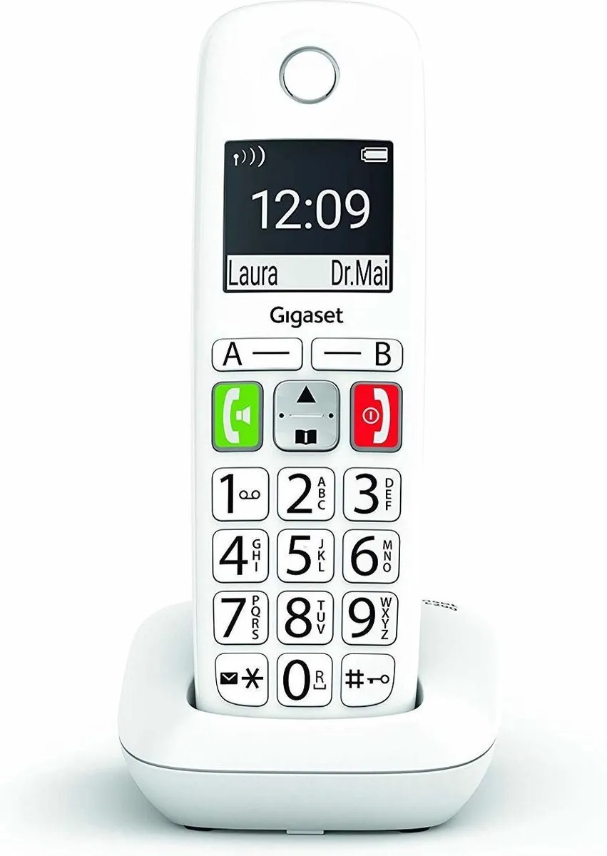 Gigaset E290 Wireless Telefoon - 1 Handset - Wit