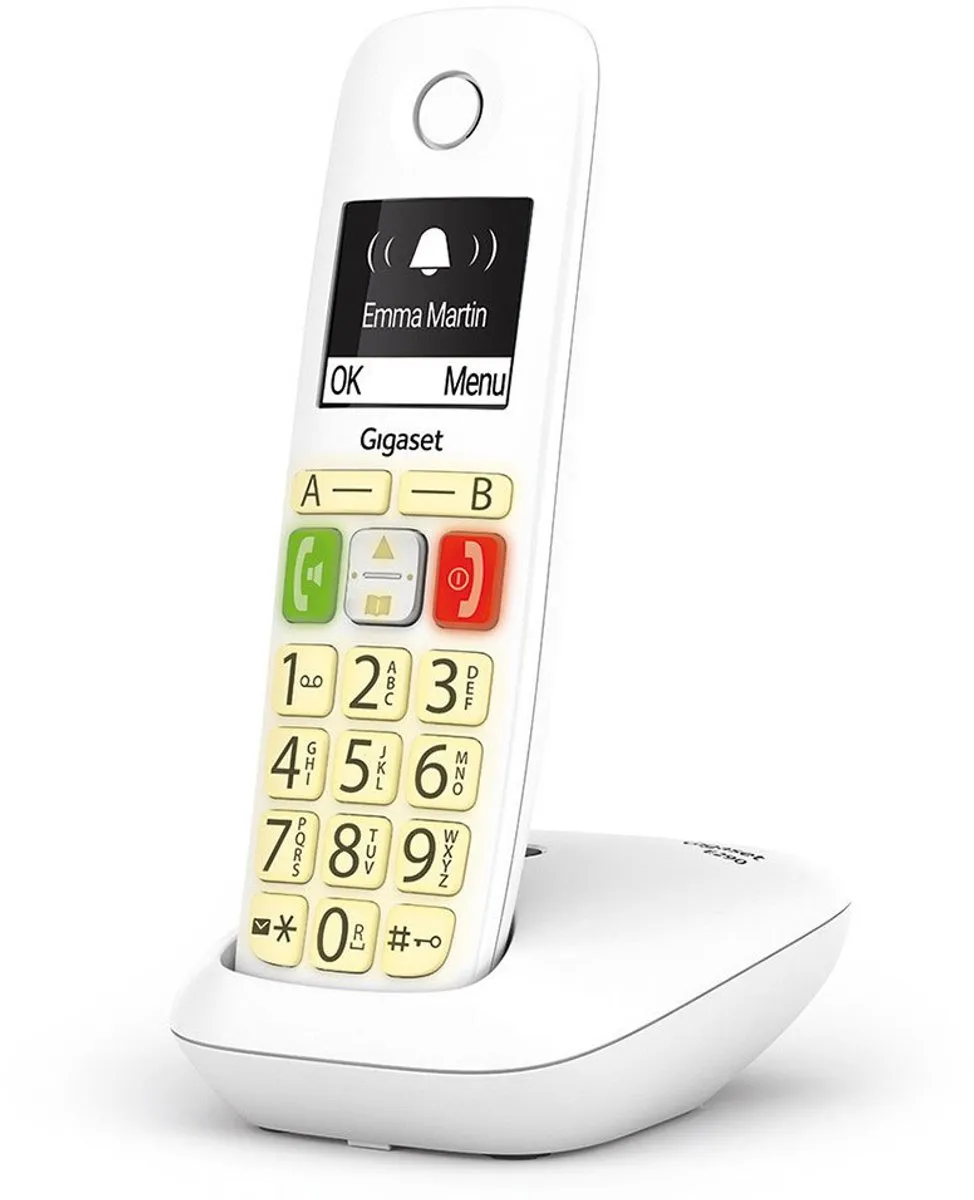 Gigaset E290 Wireless Telefoon - 1 Handset - Wit