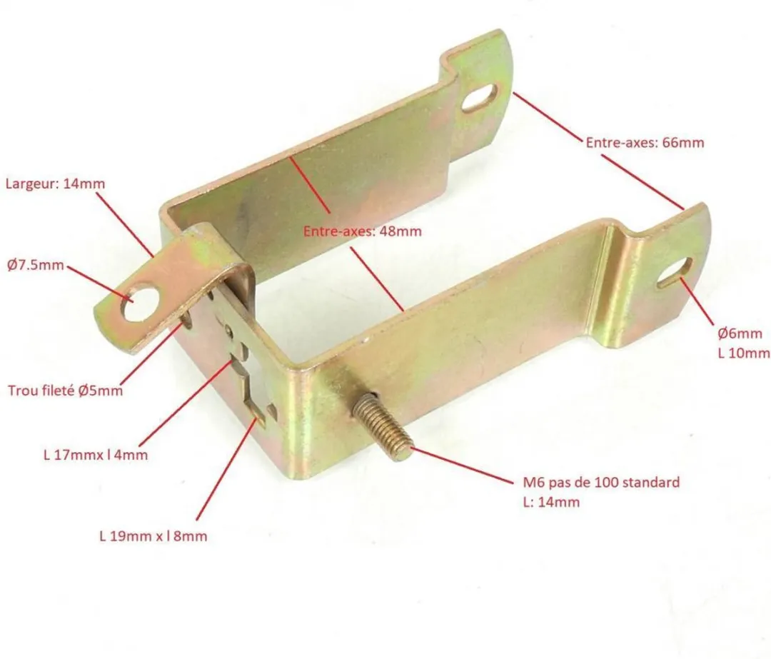 Peugeot Support Pont Origine Moto 50 XP 711405
