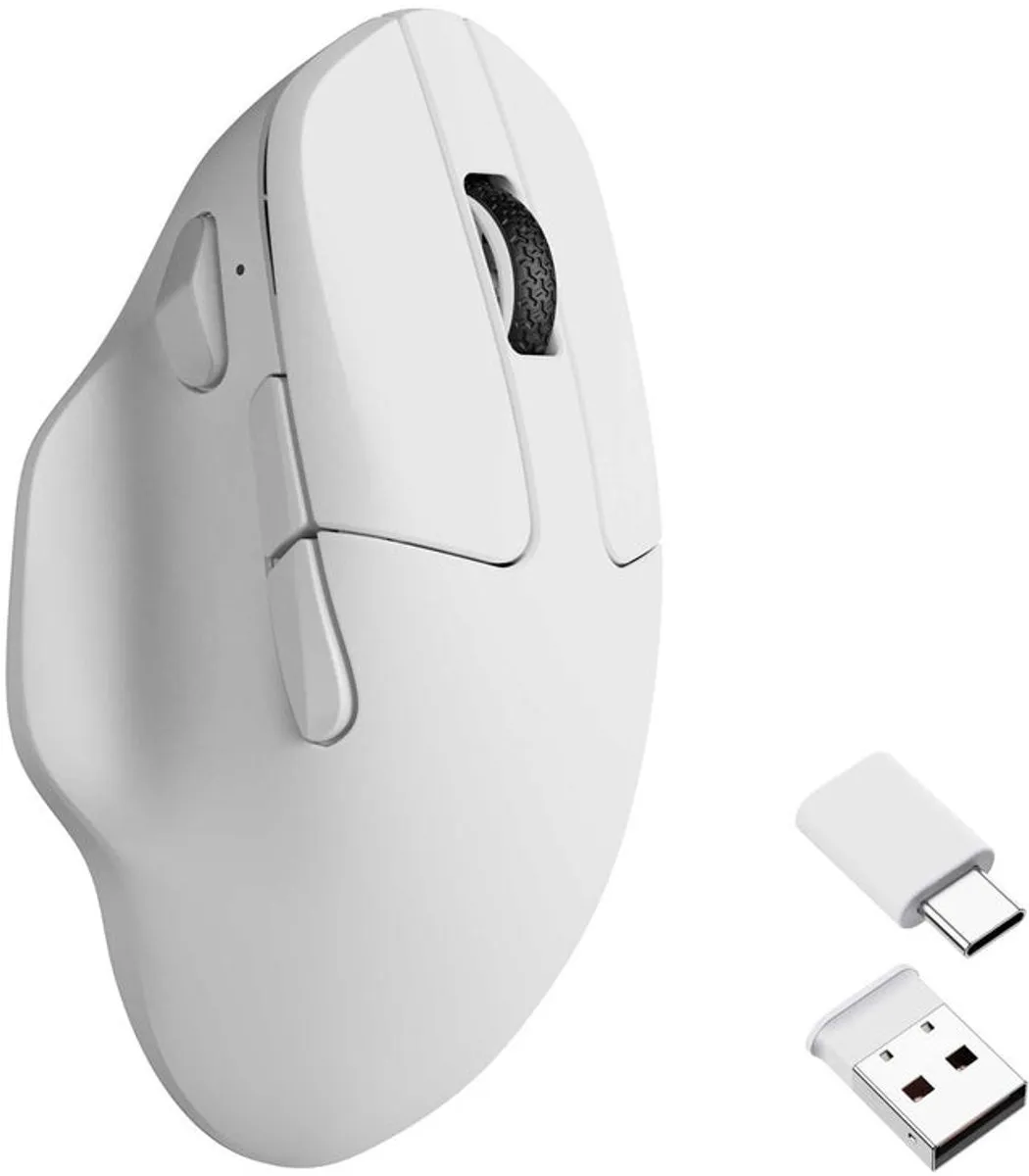 Keychron M7-A24 Ambidextrous Draadloze Muis - Wit