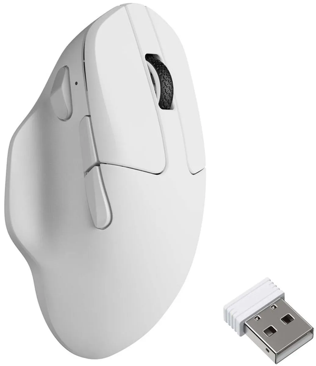 Keychron M7-A24 Ambidextrous Draadloze Muis - Wit