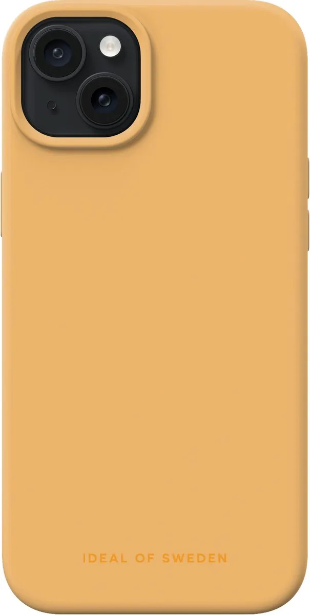 iDeal of Sweden Silicone Case iPhone 15 Plus MagSafe - Apricot - afbeelding 6 van 6