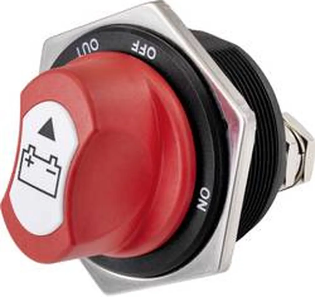 Tru Components TC-9075592 Auto Accuschakelaar 300A - Rood/Zwart