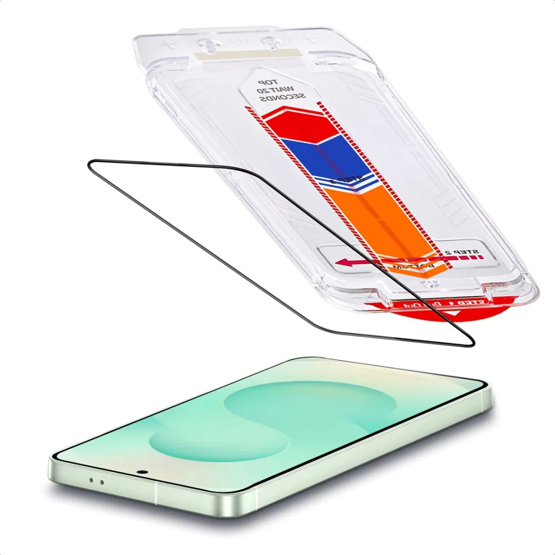 Accezz Screenprotector Samsung Galaxy S24/S25 Plus - Glas met anti-dust applicator