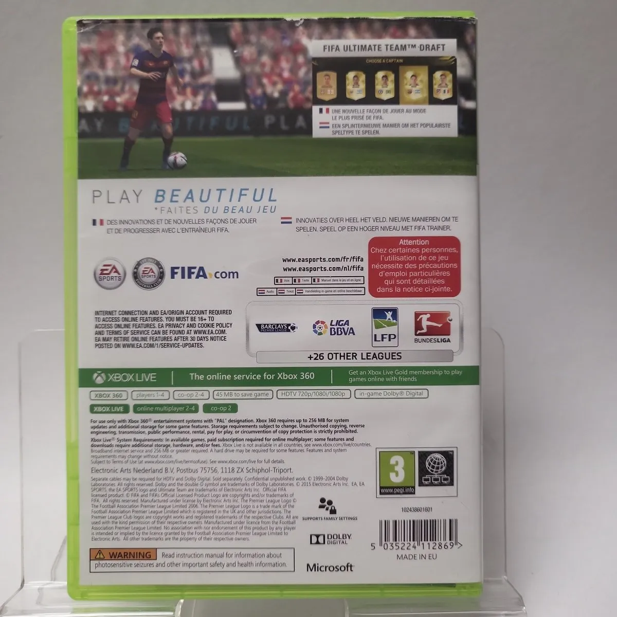 EA FIFA 16 Xbox 360 - 4 Spelers Offline