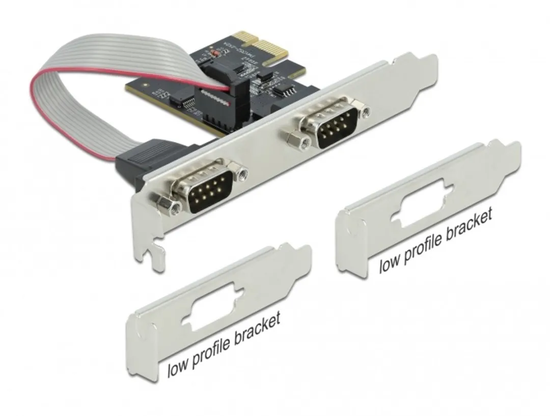 Delock PCI Express Kaart 2x RS-232