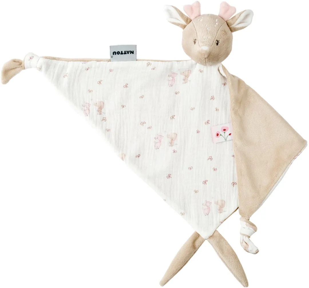 Nattou FanFan Baby Knuffeldoekje 65x40cm