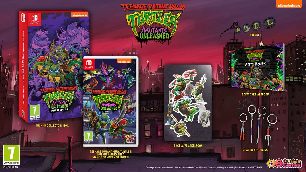 Teenage Mutant Ninja Turtles: Mutants Unleashed: Deluxe Edition - Switch