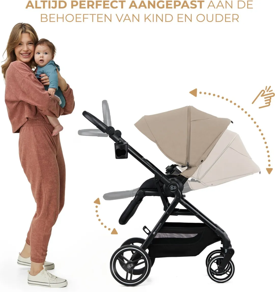 KinderKraft YOXI 2-in-1 Kinderwagen Beige