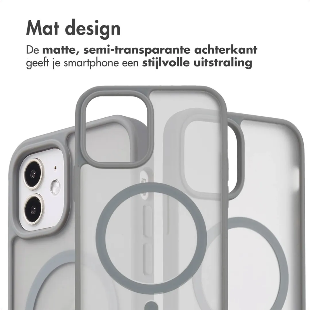 Imoshion iPhone 12/Pro Hoesje - MagSafe Grijs