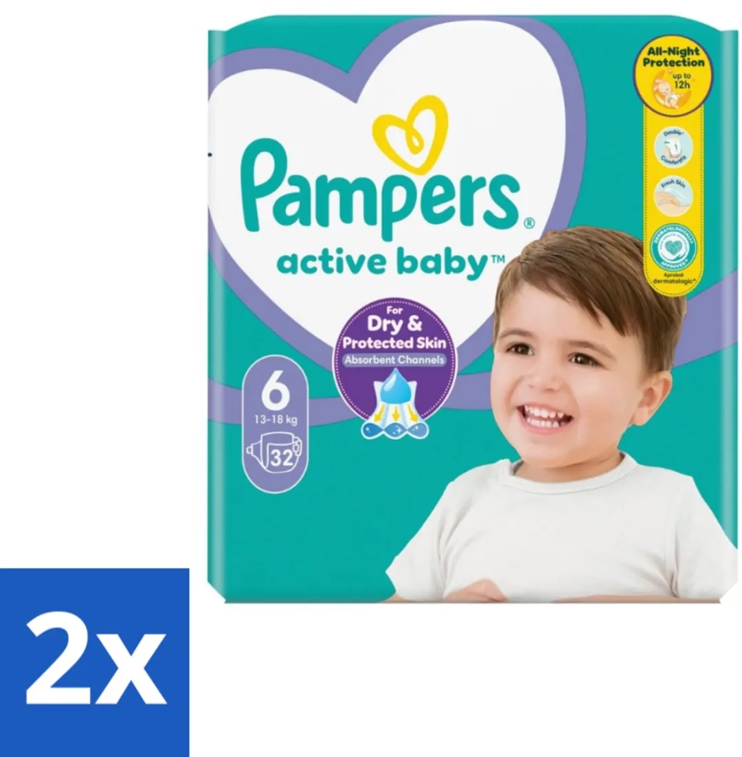 Pampers Active Baby Luiers Maat 3 90 Stuks