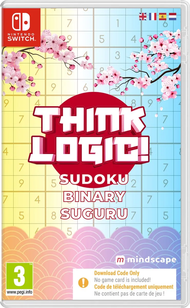 Mindscape Think Logic! Sudoku Binary Suguru Code in a Box