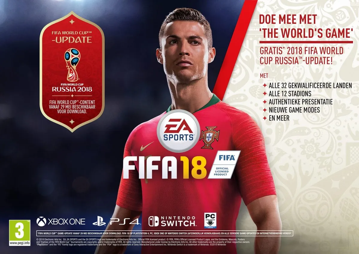 EA FIFA 18 Ronaldo Edition - 4 Spelers