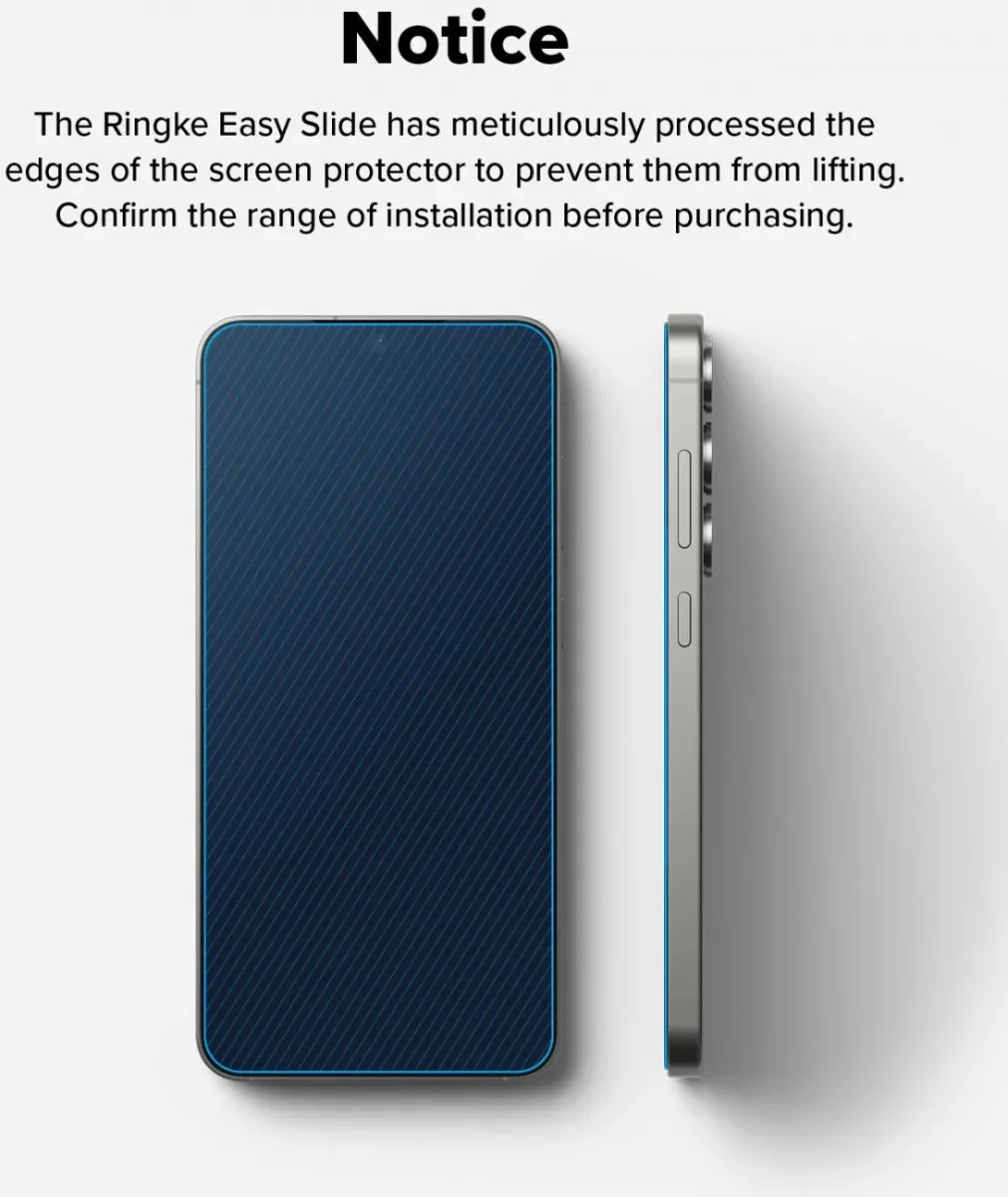 Ringke Easy Slide Privacy Galaxy S25 Plus Screenprotector - 2 Stuks