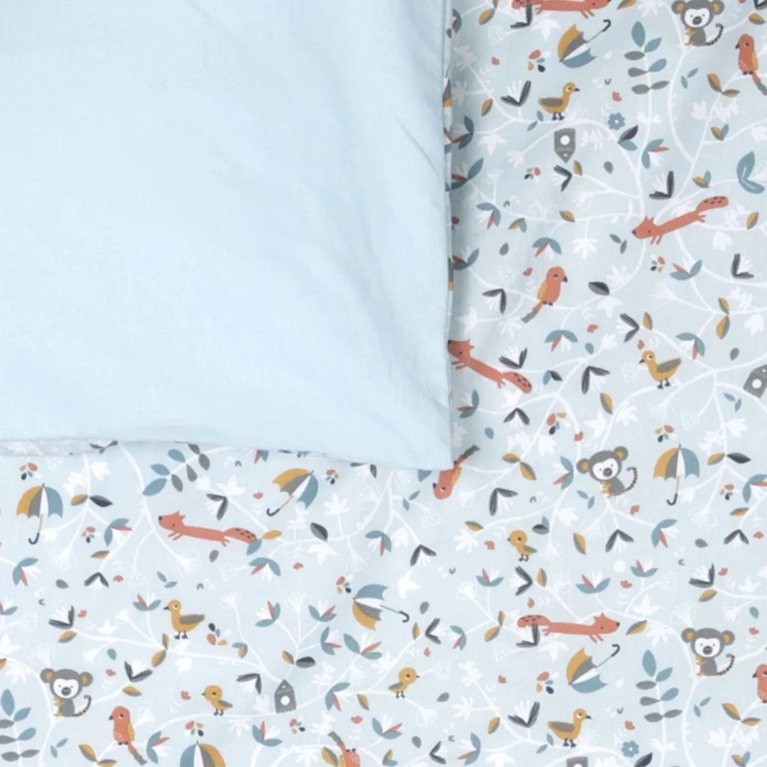 BINK Bedding Dekbedovertrek Sam 80x60cm - Wieg - Blauw