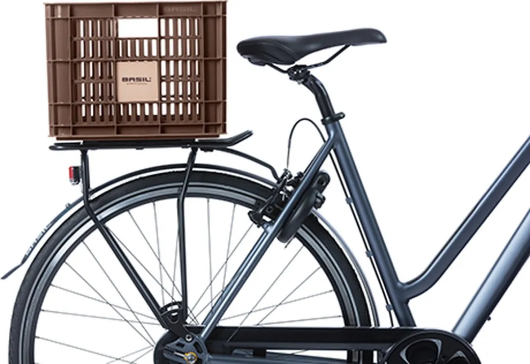 Basil Fietskrat M - 35L - Bruin - afbeelding 6 van 6