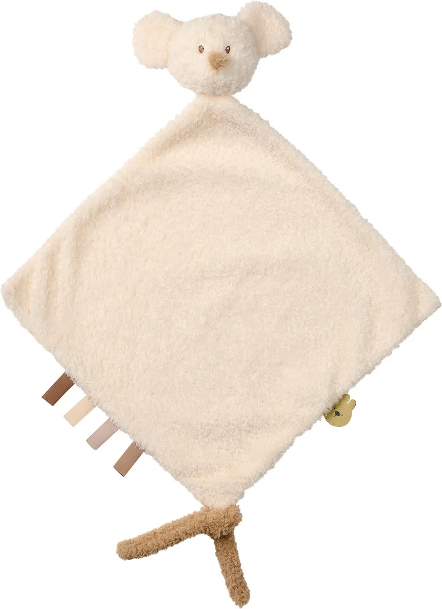 Nattou Teddy Maxi Knuffeldoekje Muis 35cm Ecru
