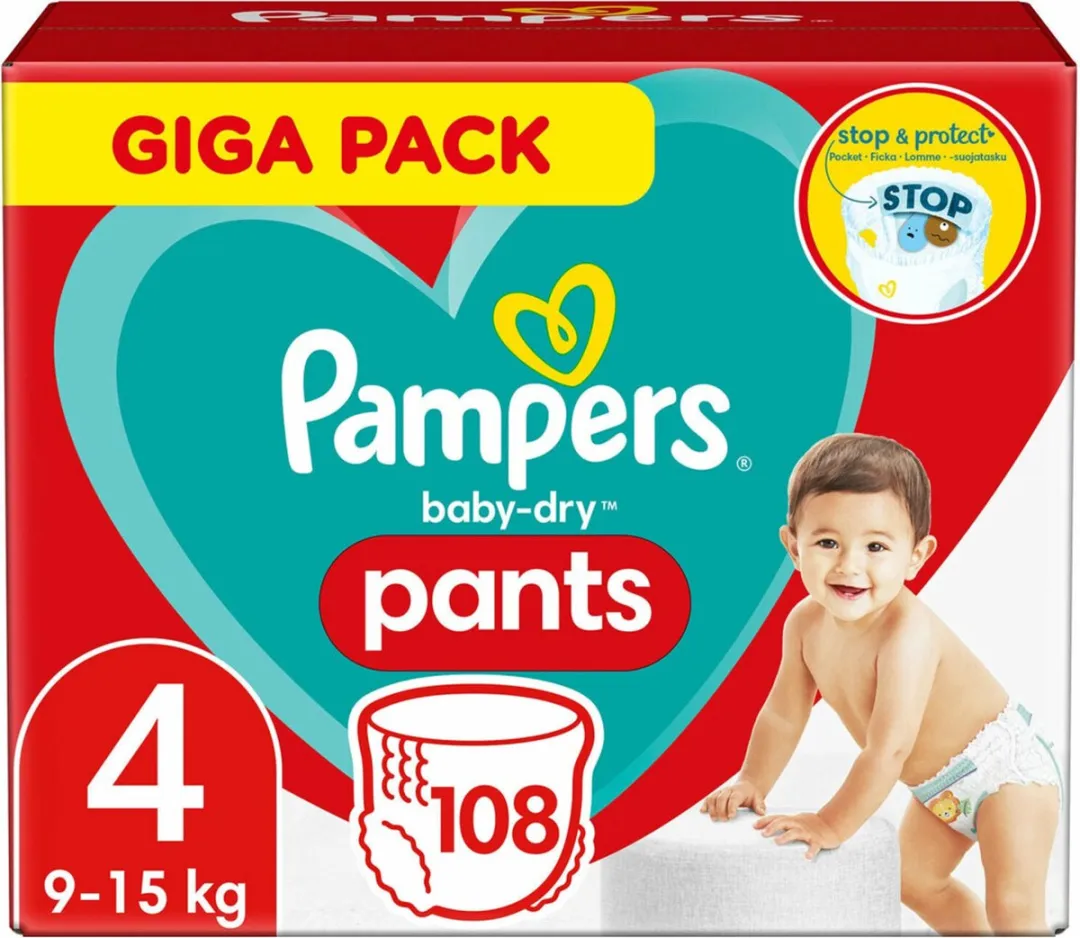 Pampers Baby-Dry Pants Maat 4 Luiers