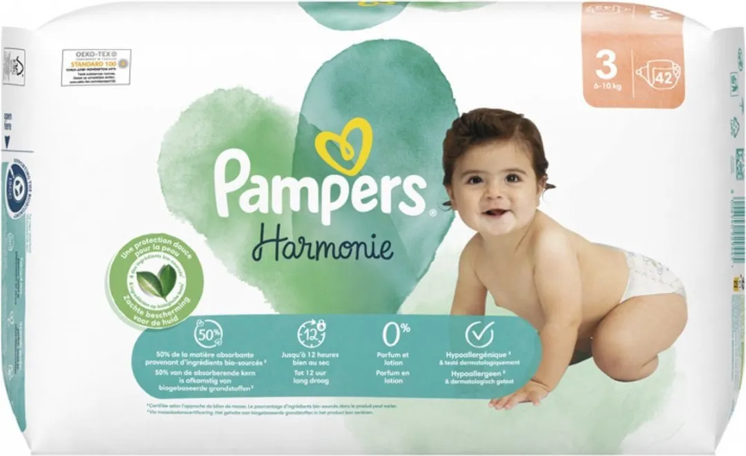 Pampers Harmonie Luiers Maat 3 - 42 Stuks