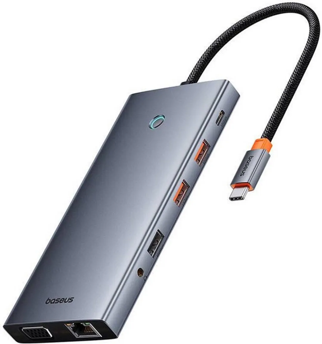 Baseus B00053002811-01 Hub - Grijs - afbeelding 4 van 6