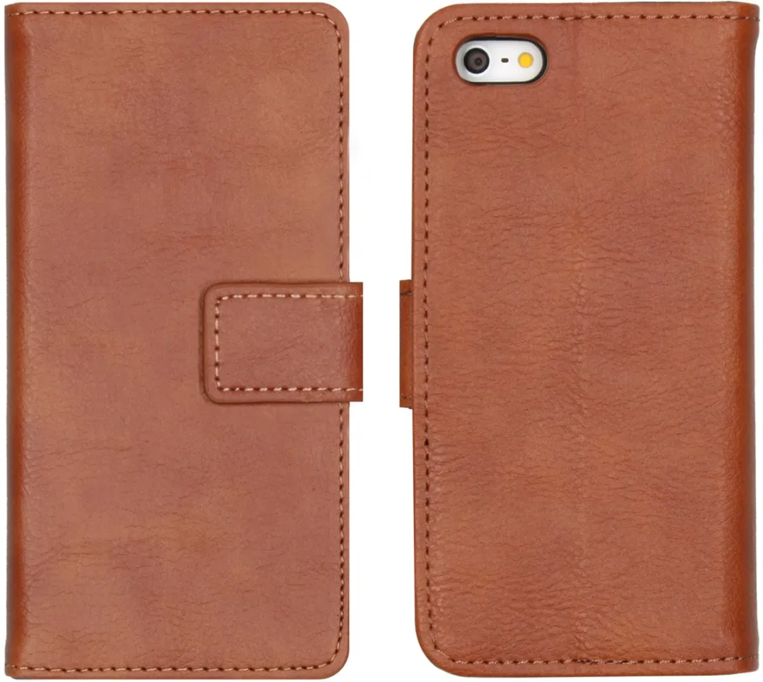 Imoshion Hoesje iPhone 5/5s/SE - 3 Pasjes - Bruin