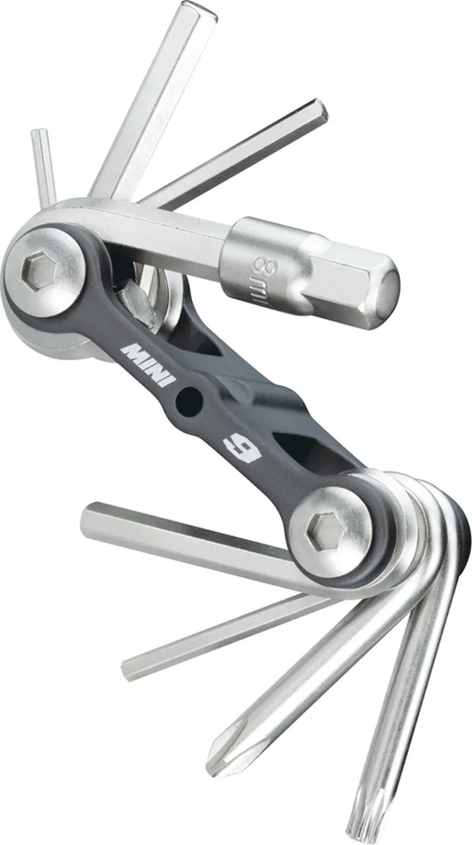 Topeak Mini 9 Vouwgereedschap - Grijs