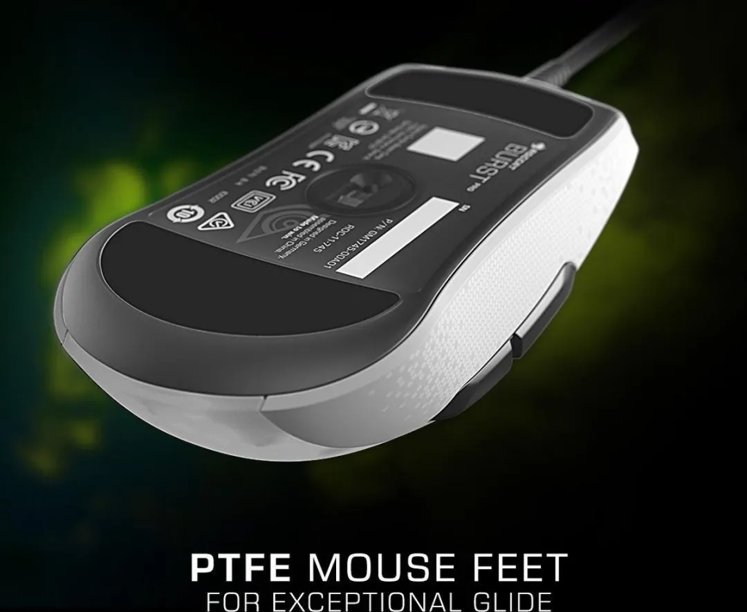 ROCCAT Burst Core Gaming Muis - 8500 DPI - Wit