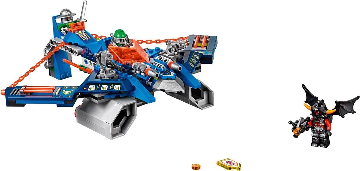 LEGO NEXO KNIGHTS Aaron Fox Aerojager V2 70320 - 301 Stukken - Blauw
