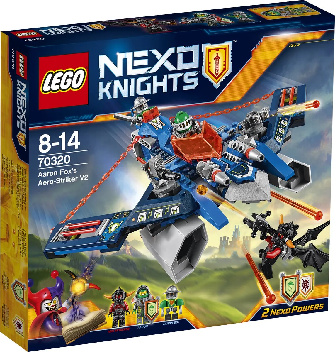 LEGO NEXO KNIGHTS Aaron Fox Aerojager V2 70320