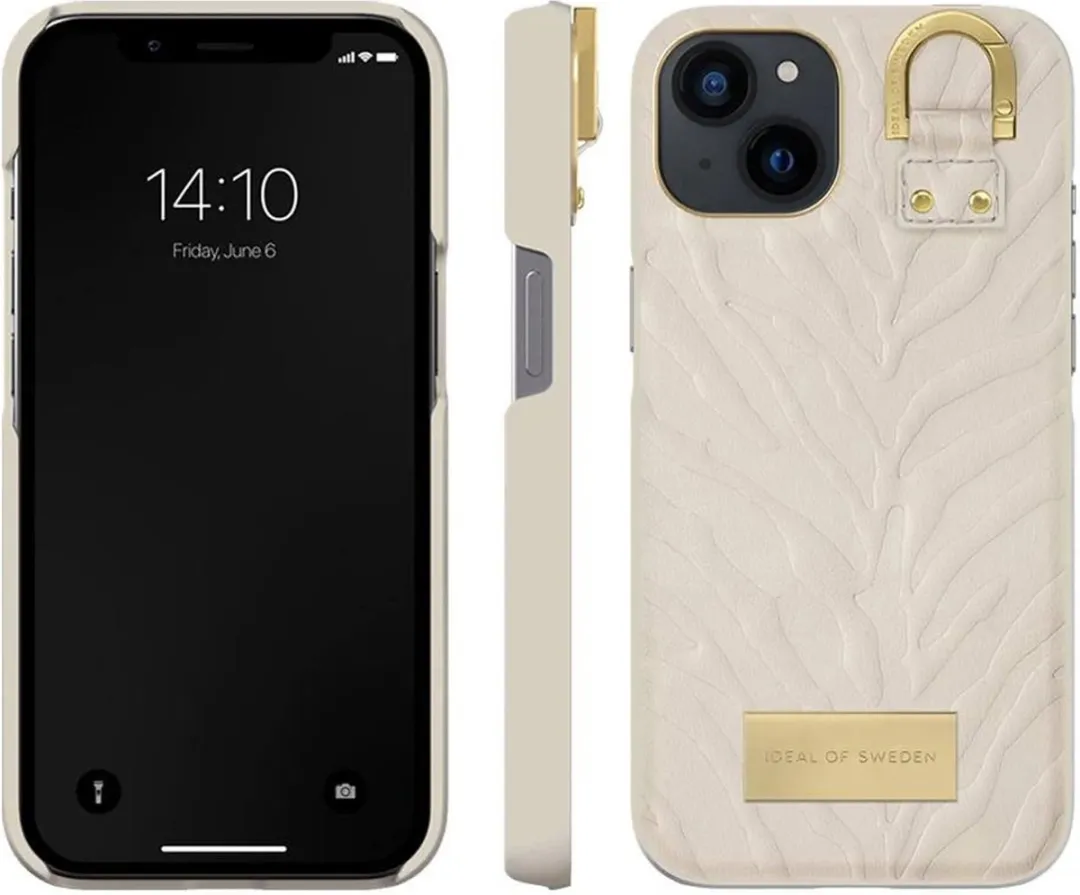 iDeal of Sweden Fashion Case Atelier iPhone 13 Pro - Ecru Zebra - afbeelding 2 van 6