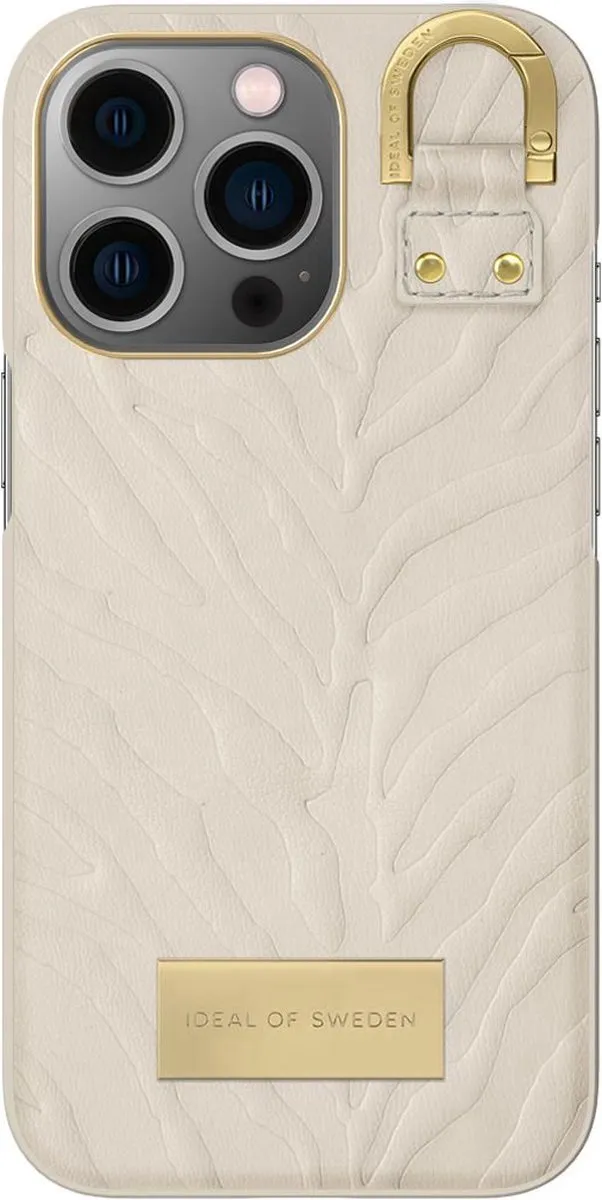 iDeal of Sweden Fashion Case Atelier iPhone 13 Pro - Ecru Zebra - afbeelding 6 van 6