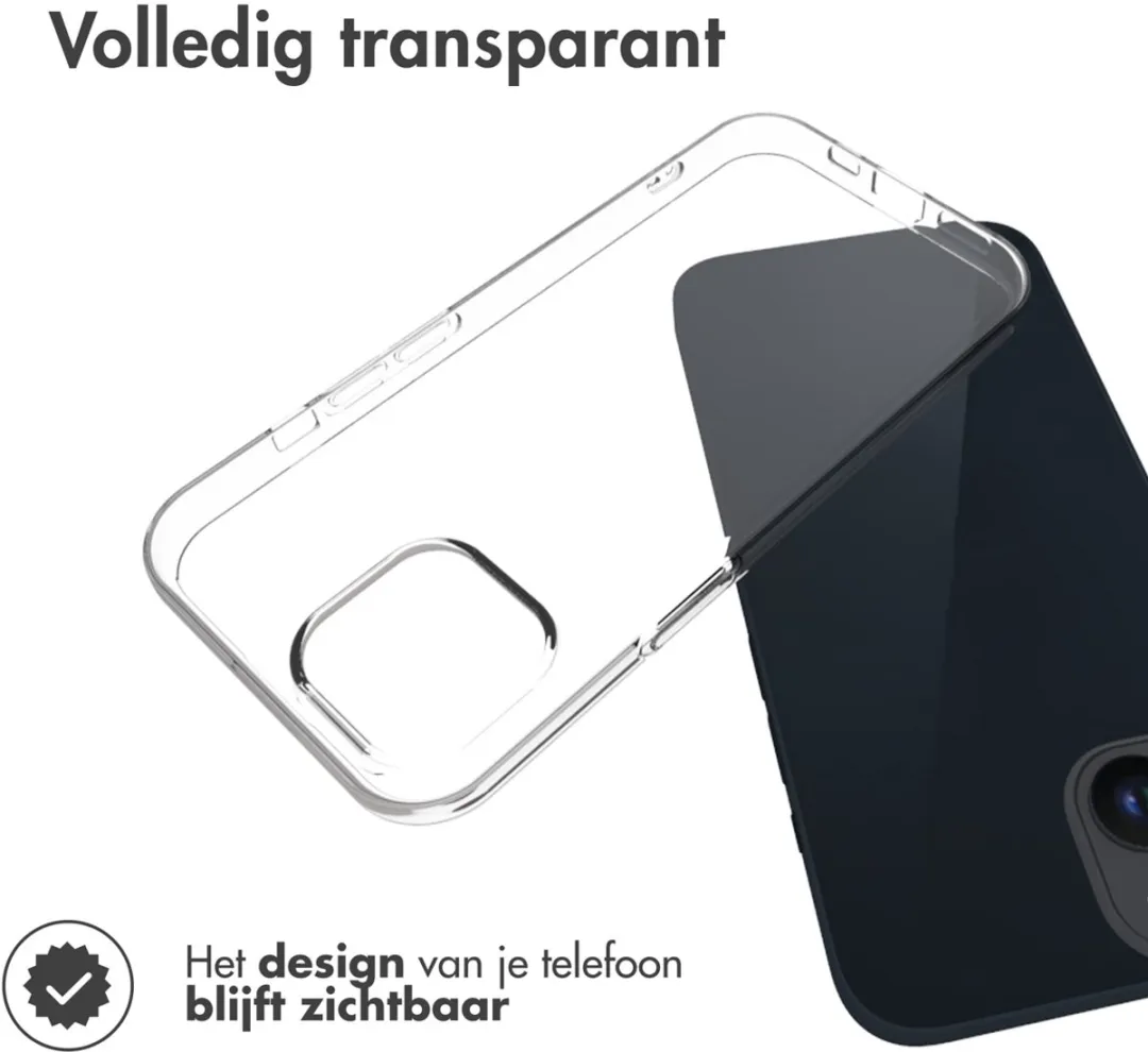 Accezz Hoesje iPhone 15 Transparant