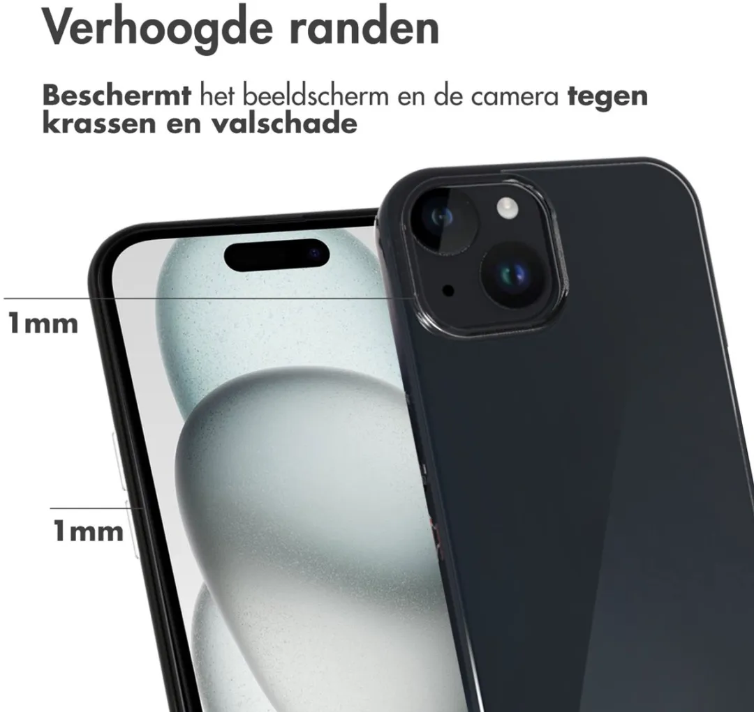 Accezz Hoesje iPhone 15 Transparant