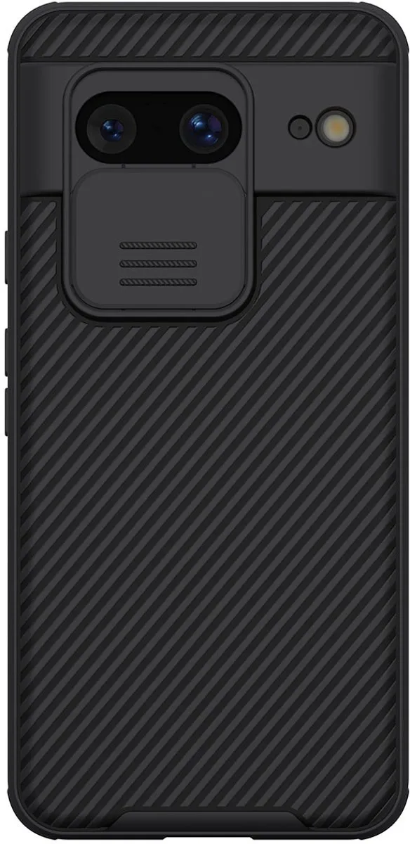 Nillkin CamShield Hoesje Google Pixel 8 - Camera Slider - Zwart